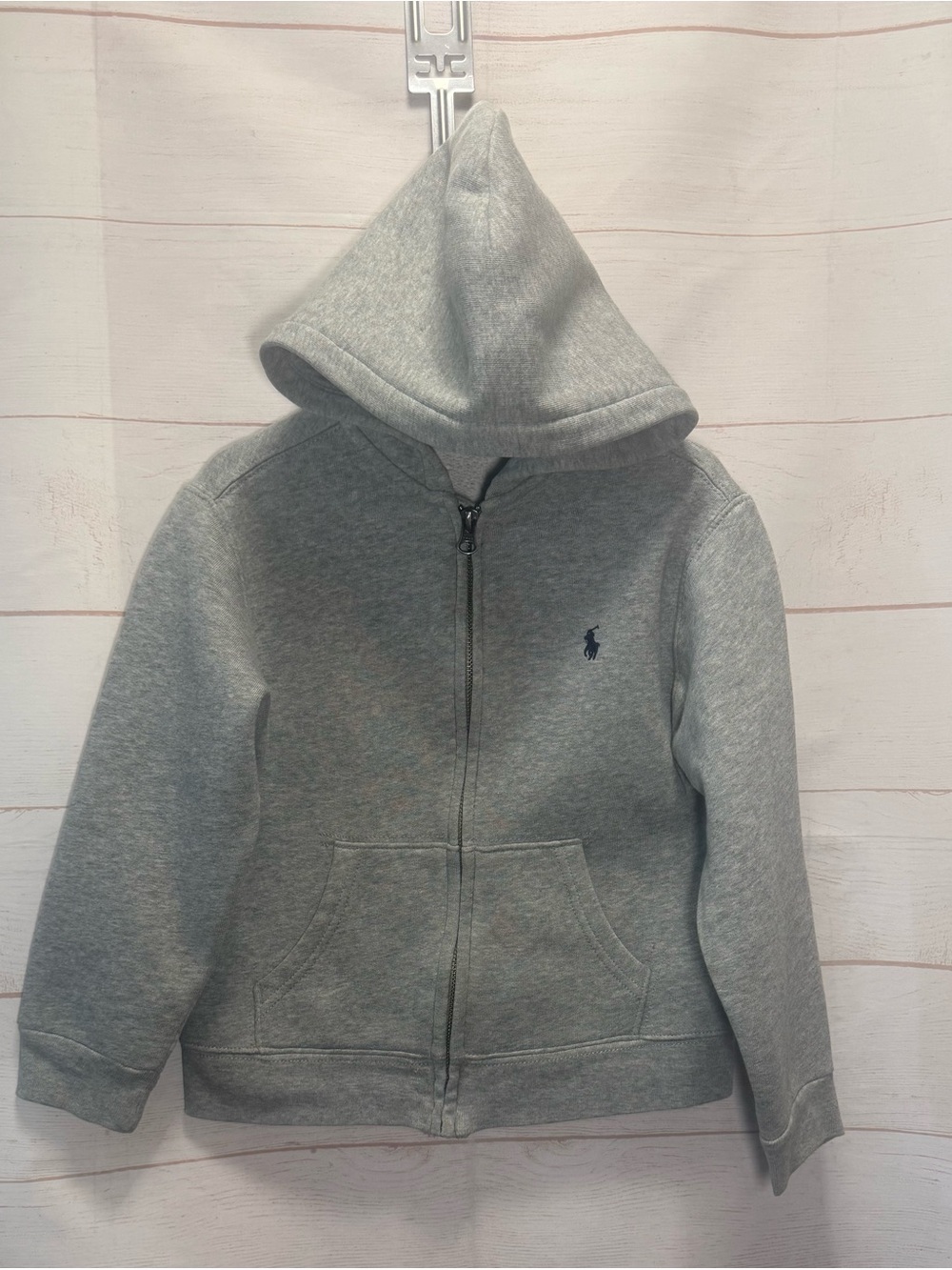 Polo by Ralph Lauren Kids Light Grey Full-Zip Hoodie